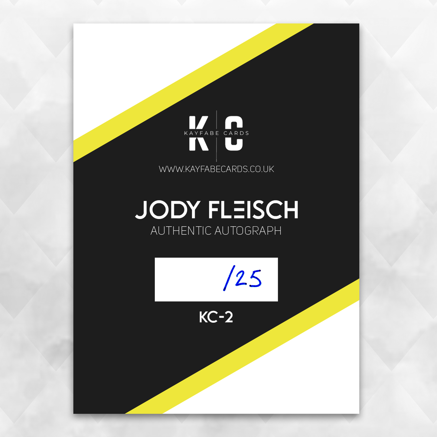 Jody Fleisch /25 Autographed Wrestling Trading Card KC-2