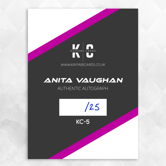 Anita Vaughan /25 Autographed Wrestling Trading Card KC-5