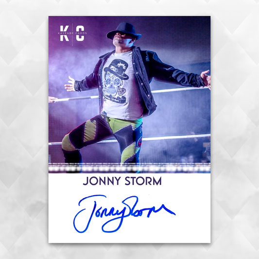 Jonny Storm /25 Autographed Wrestling Trading Card KC-1