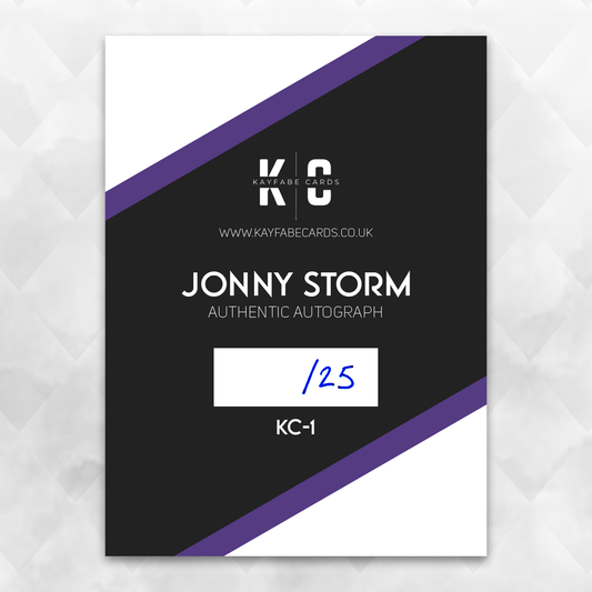 Jonny Storm /25 Autographed Wrestling Trading Card KC-1